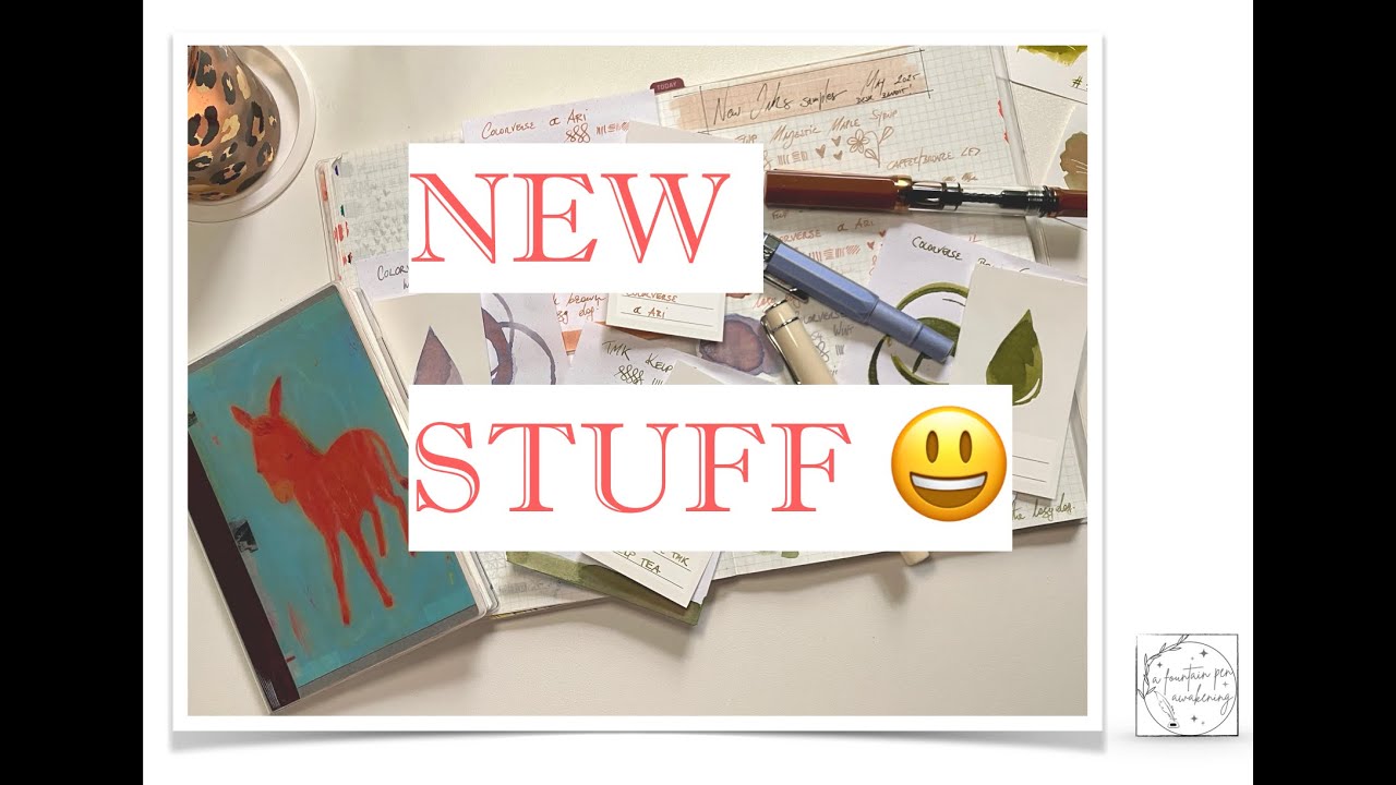 New Pen Day, New Inks, Ink Swatchings, Currently inked May 25