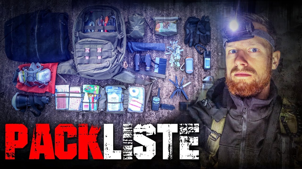 LOST PLACES Rucksack Inhalt Packliste - Loadout Ausrüstung | Fritz Meinecke
