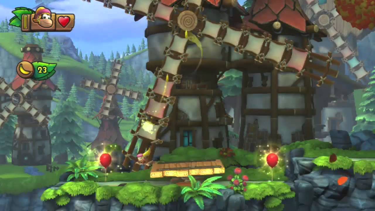 Donkey Kong Country Tropical Freeze - 2-1 Gemühlrädert - Extraschwer