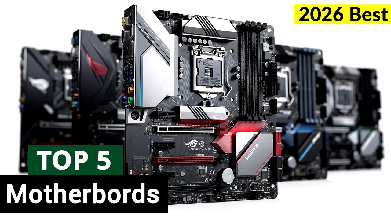 Top 5 Best Computer Motherboards in 2026 (For Every Budget!)