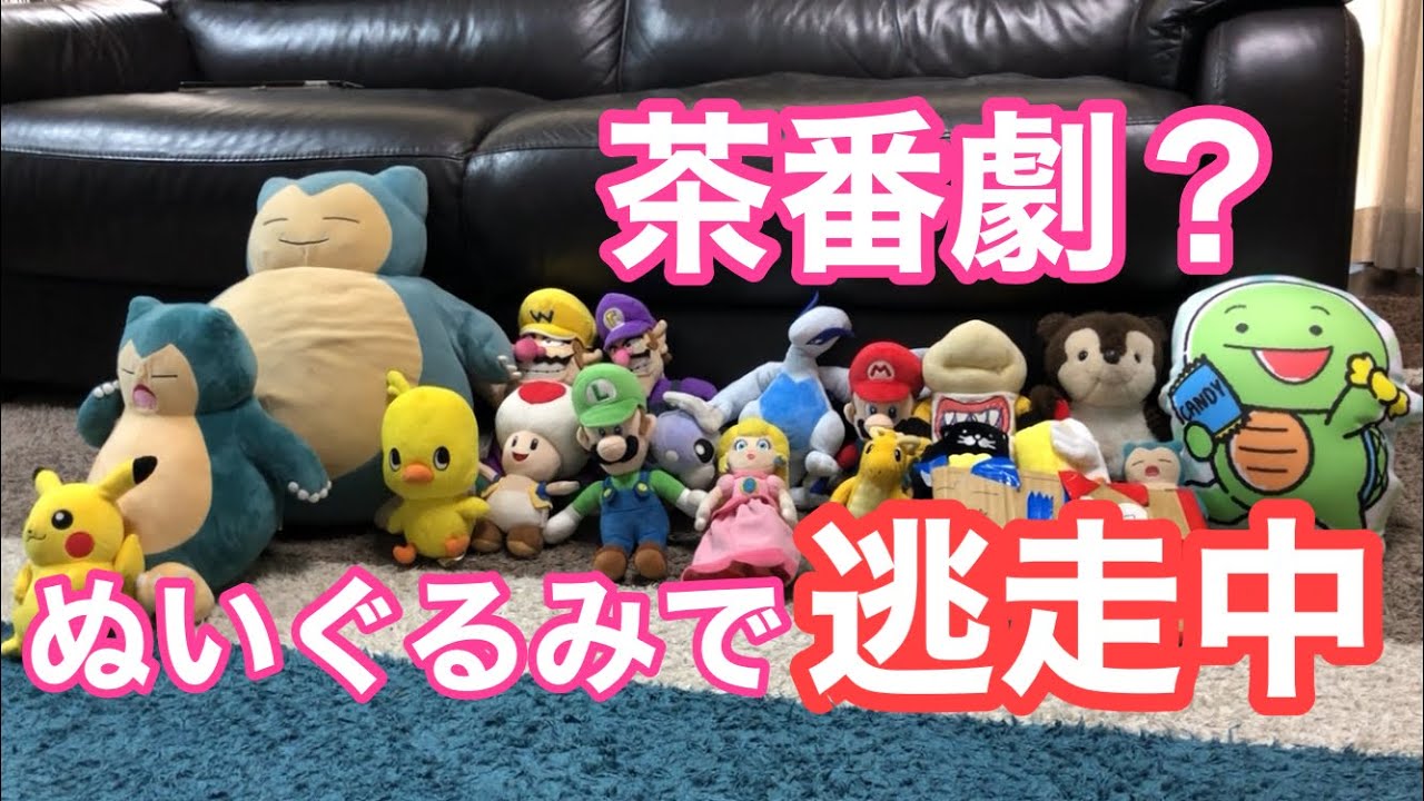 ぬいぐるみで逃走中(茶番劇)
