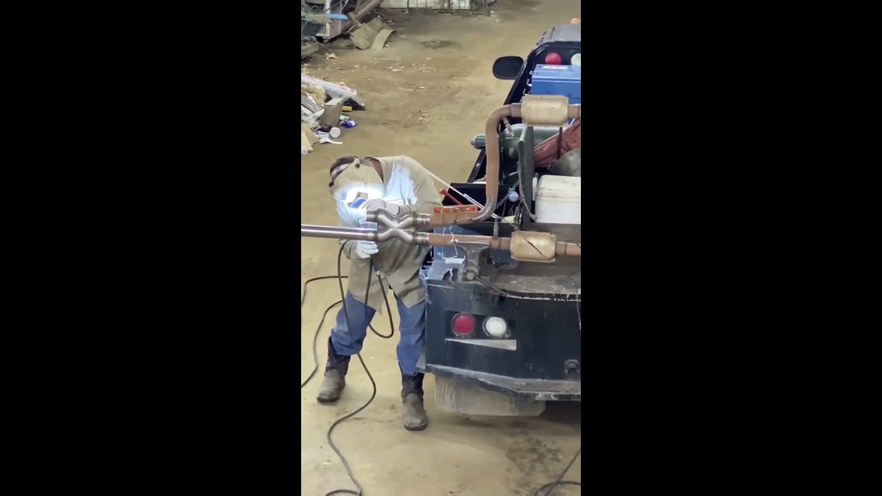 TIG Welding 409 Stainless Race Exhaust