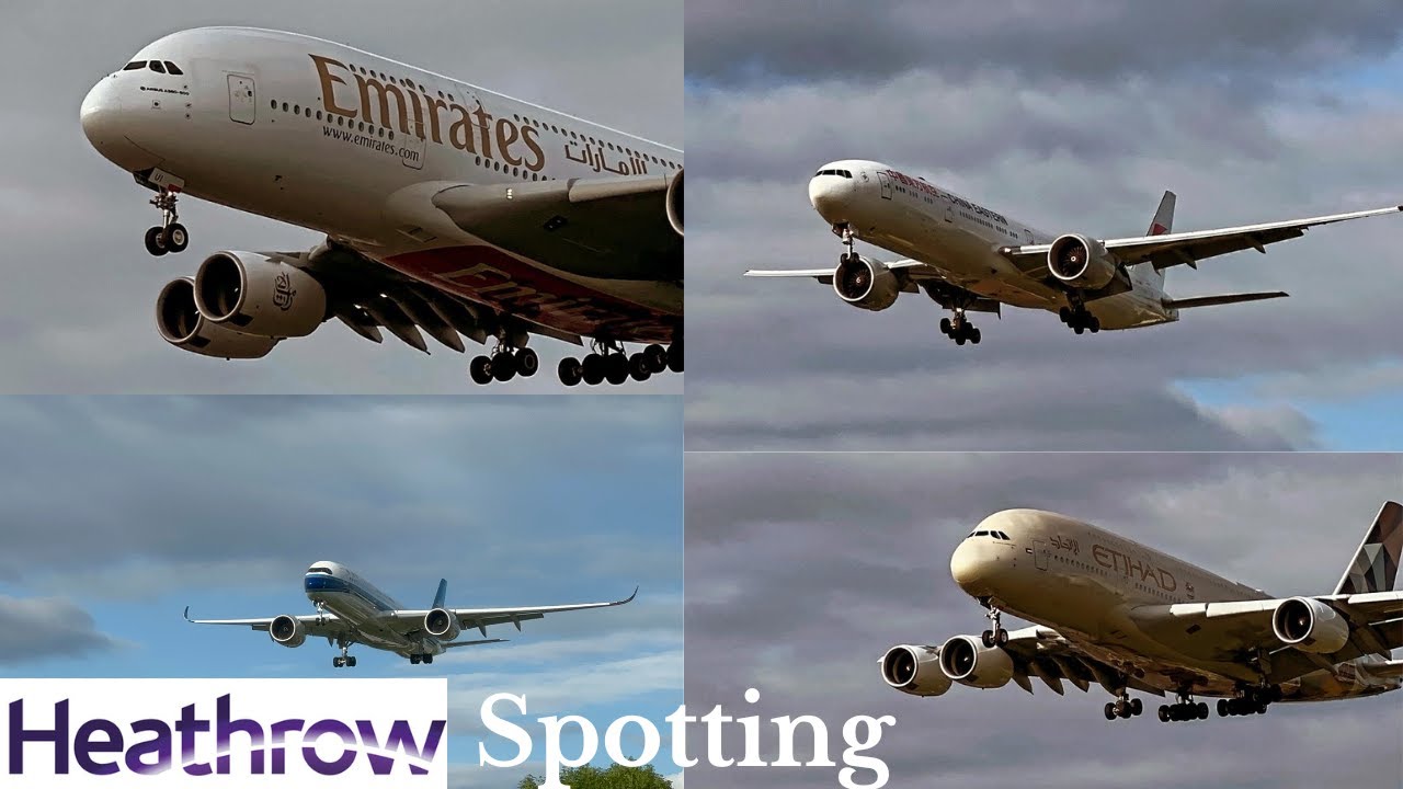 MULTIPLE A380's and HEAVIES | London Heathrow Planespotting