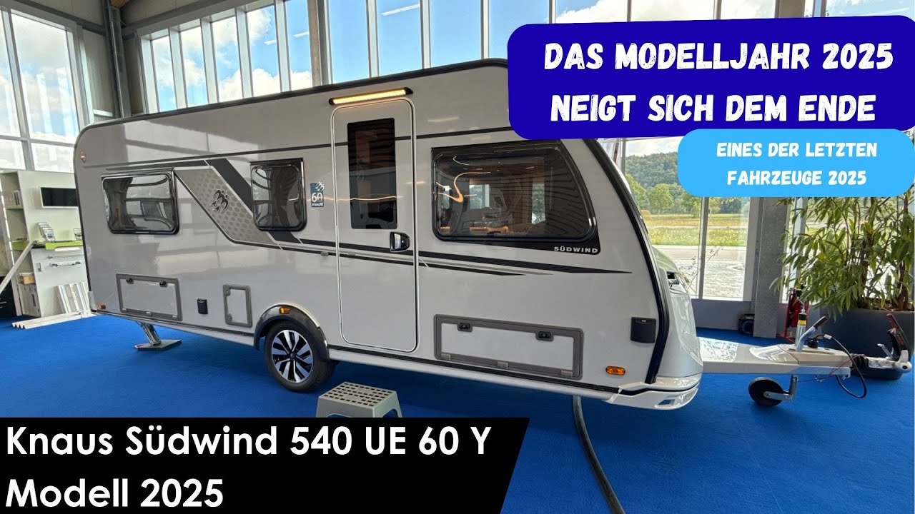 Einer der letzten aus dem Modelljahr 2025! Knaus Südwind 540 UE 60 Jahre Knaus Modell 2025