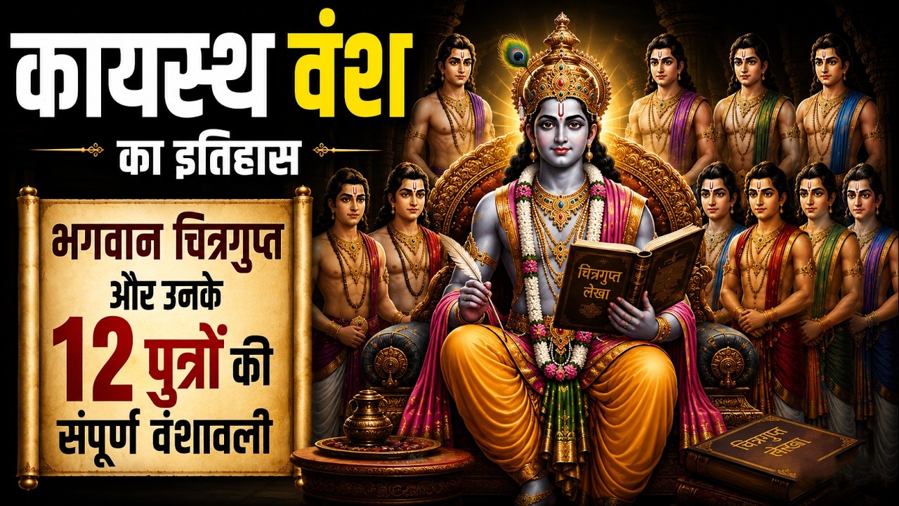 कायस्थ वंश: भगवान चित्रगुप्त की पूरी वंशावली | Kayastha Vansh: Family Tree of Chitragupta