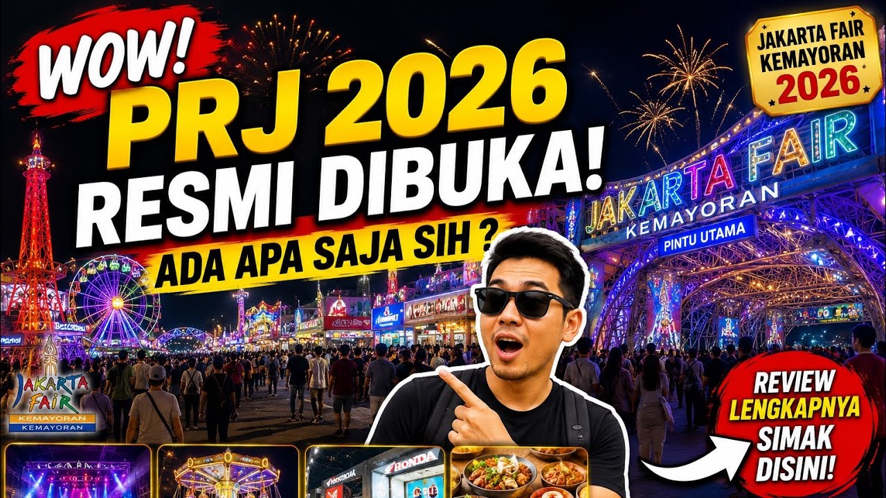 WOW ‼️ PRJ 2026 RESMI DIBUKA! ADA APA SAJA DI JAKARTA FAIR 2026