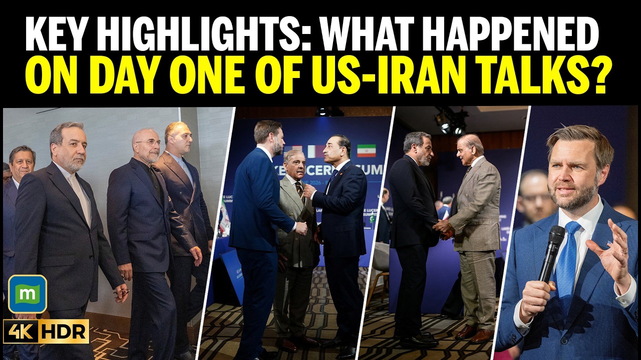 US-Iran Peace Talks Begin In Switzerland | Vance Signals Breakthrough As Iran Draws Red Lines