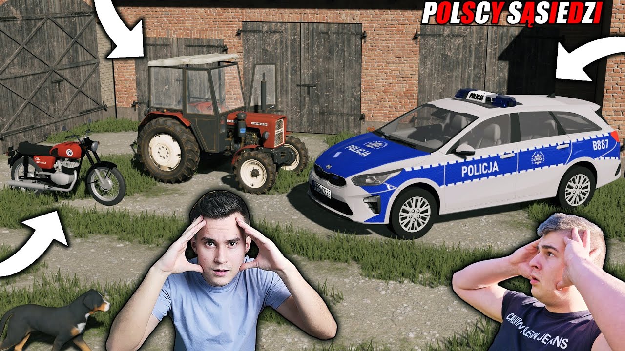 REAKCJA CHŁOPAK&Oacute;W NA NOWE NABYTKI😱 POLICJA SZUKA SKRADZIONEGO MOTORA - AFERA😱┃POLSCY SĄSIEDZI S2┃31