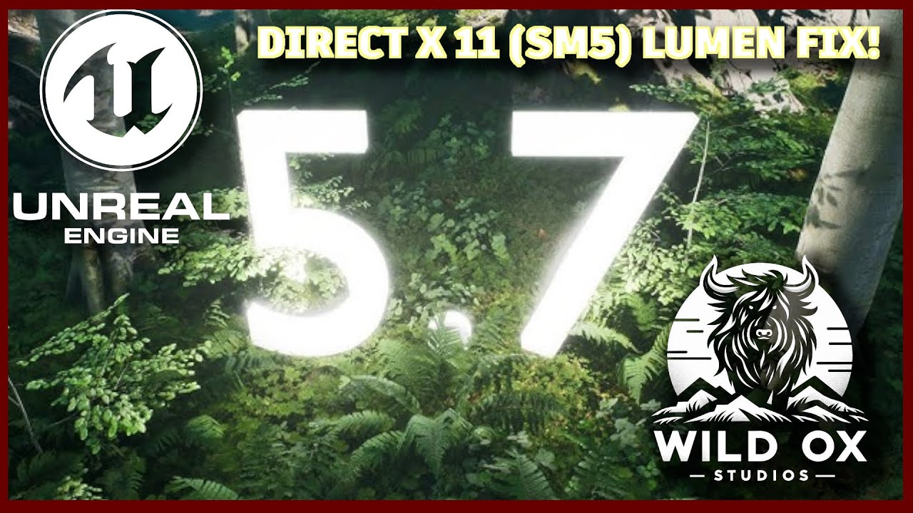 UE5.7 - DirectX 11 и DirectX 12 (SM5) Lumen Fix!