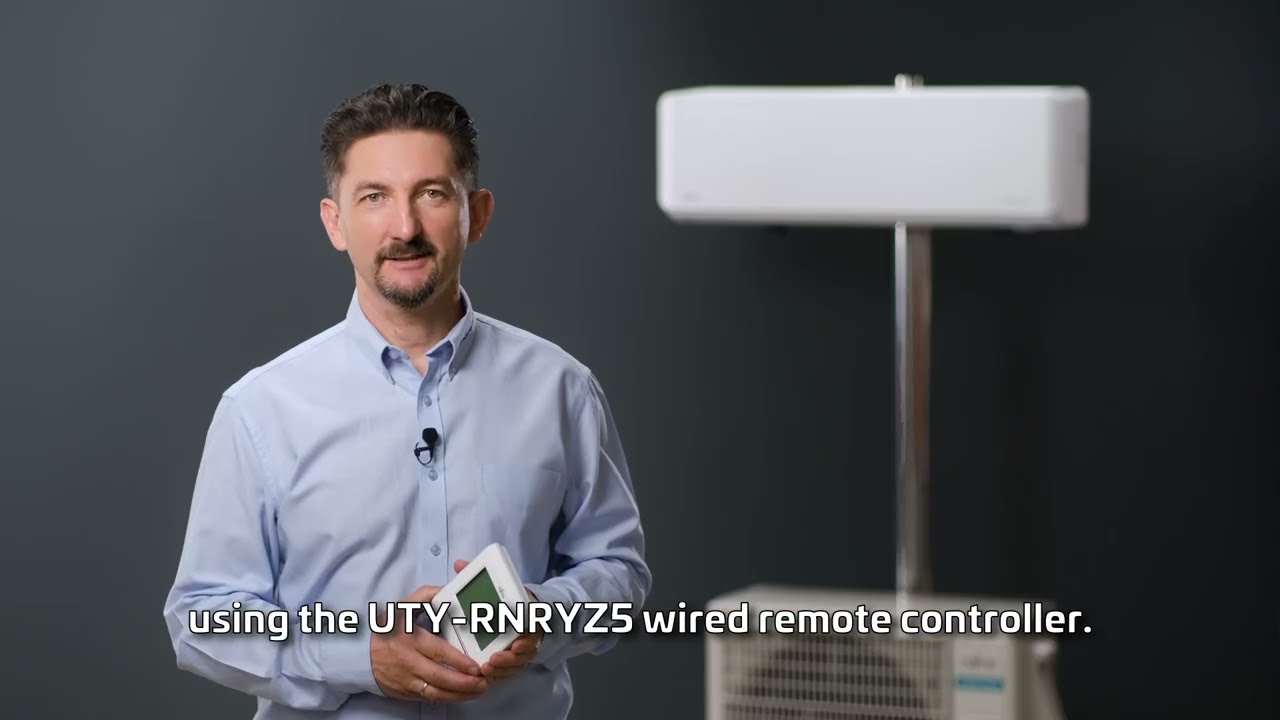 Reading of the refrigeration system operating parameters using the UTYRNRYZ5 wired remote controller