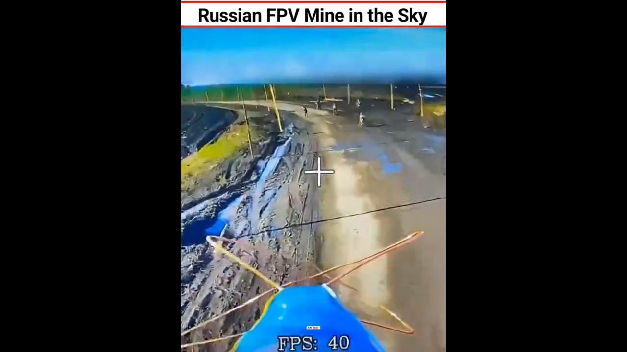 Russian FPV Mine in the Sky #shorts