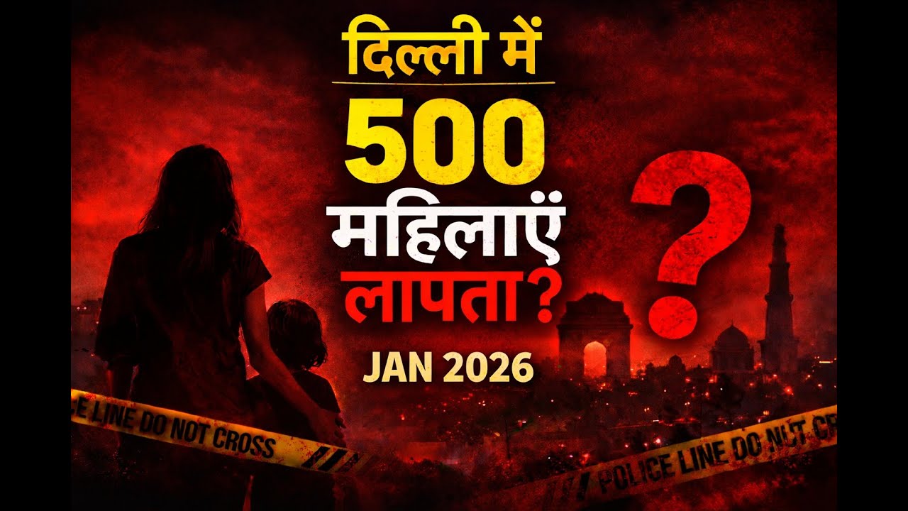 “800 People Missing in Delhi in 15 Days | Are Women & Children Safe?”