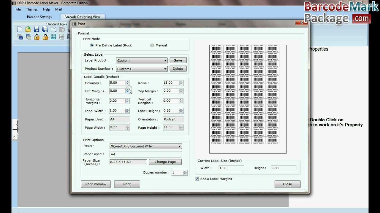 How to Adjust Barcode Labels using DRPU Barcode Label Maker Software