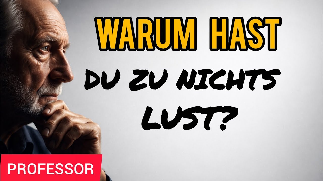 Keine Lust auf irgendetwas? PROFESSOR erklärt, was dein Nervensystem dir sagen will