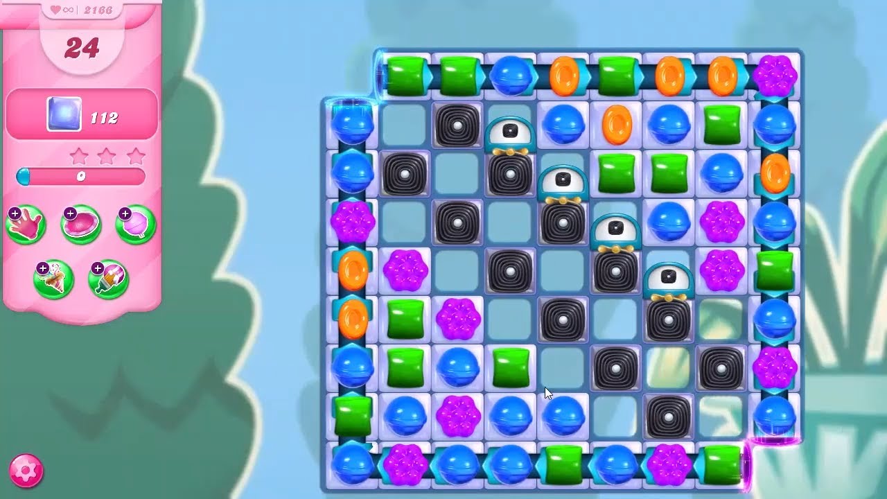 Candy Crush Saga LEVEL 2166 NO BOOSTERS (new)