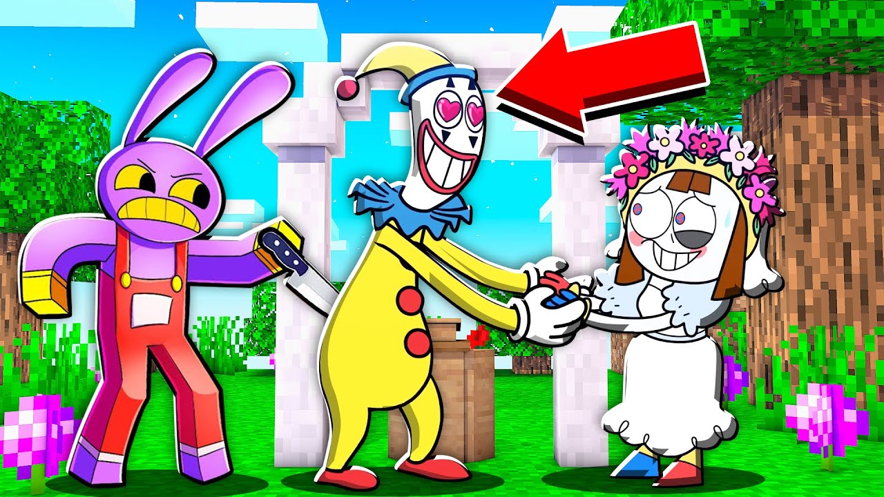 КАУФМО ЖЕНИЛСЯ НА ПОМНИ В МАЙНКРАФТ 100% ТРОЛЛИНГ МУЛЬТИК DIGITAL CIRCUS