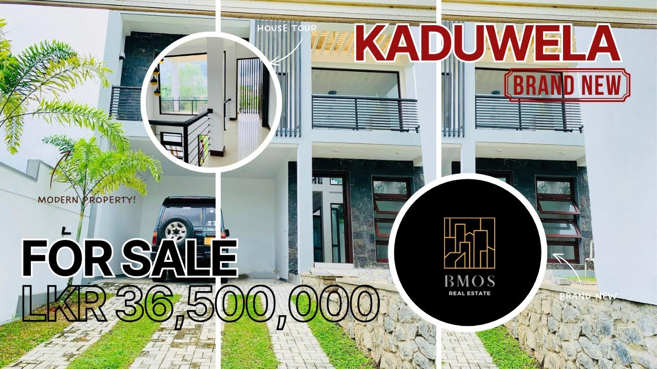 Brand New, Modern House for Sale in Kaduwela | BMOS Real Estate | Sri Lanka