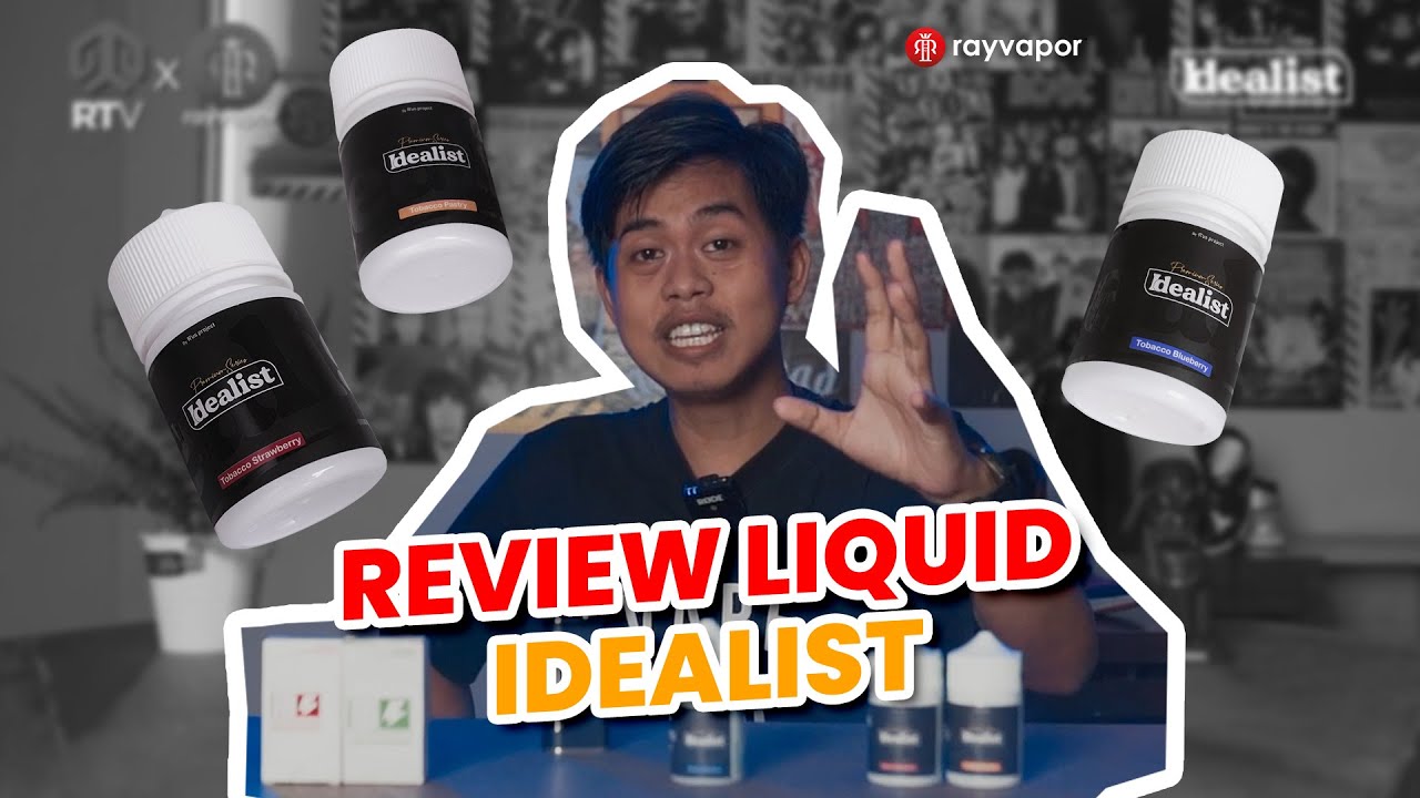 REVIEW LIQUID IDEALIST TOBACCO BLUEBERRY, GAK MANIS TAPI ASIK!!!