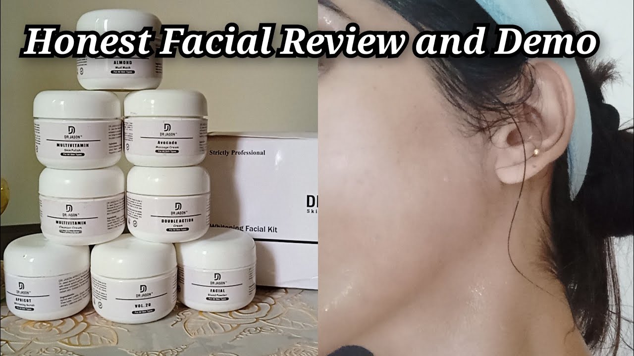 *HONEST REVIEW* Dr Jason Facial kit/Blush the face -Whitening Facial Review and Demo - Meryem's Arts