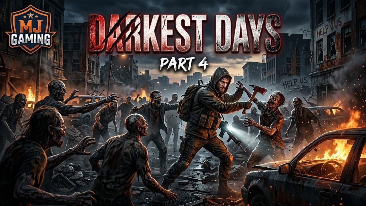 Darkest days 🧟‍♂️ | part 4 | game play | (android/iOS) Solo playing full video #darkestdays #gaming 