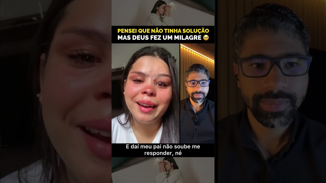 PENSEI QUE NÃO TINHA SOLUÇÃO MAS DEUS FEZ UM MILAGRE
