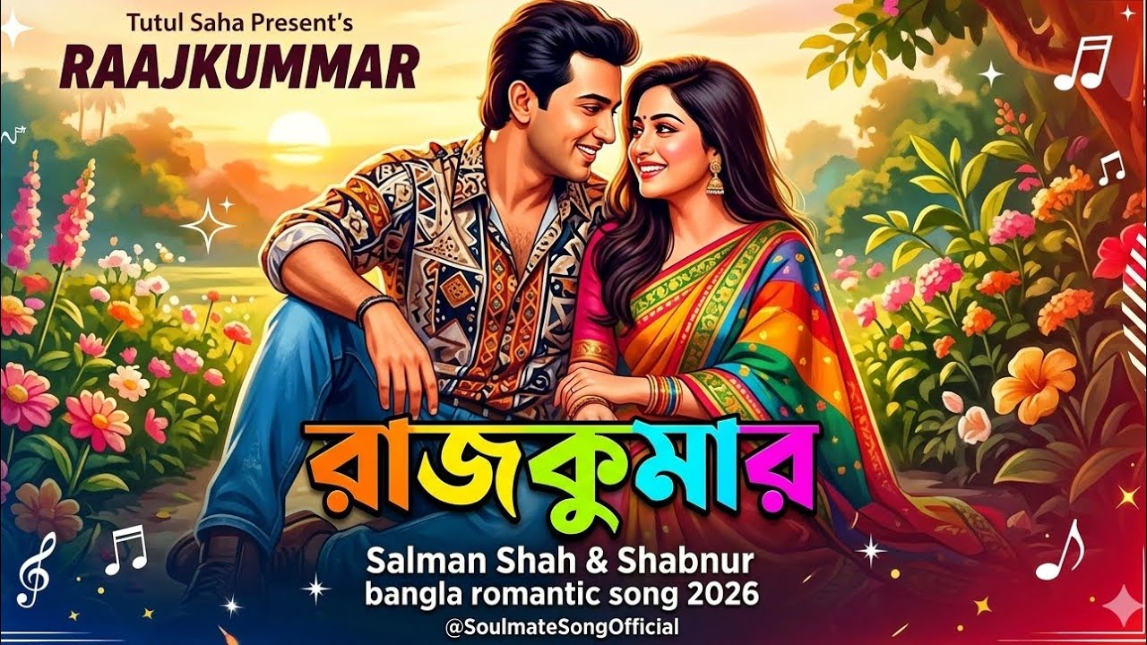 RAJKUMAR 👑 | Salman Shah & Shabnur Tribute Song | Bangla Romantic Love Song 2026 | Soulmate Songs