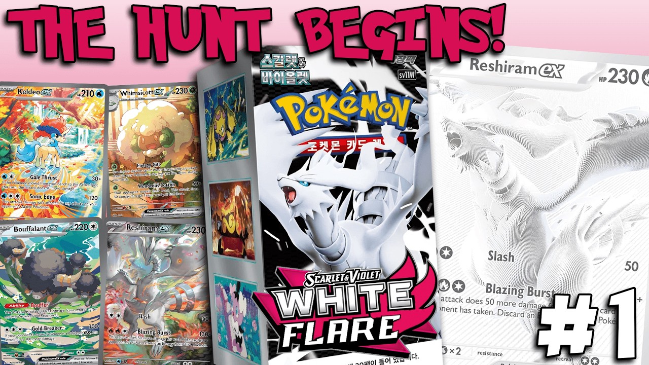 The Hunt for Reshiram Begins! | Pokémon White Flare Booster Box Openings #1