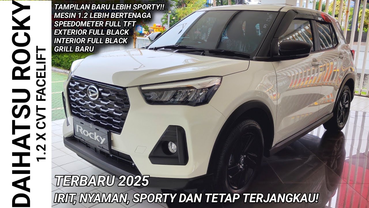 TAMPILAN BARU ROCKY 2025 LEBIH KEREN!! DAIHATSU ROCKY X CVT FACELIFT REVIEW | Indonesia