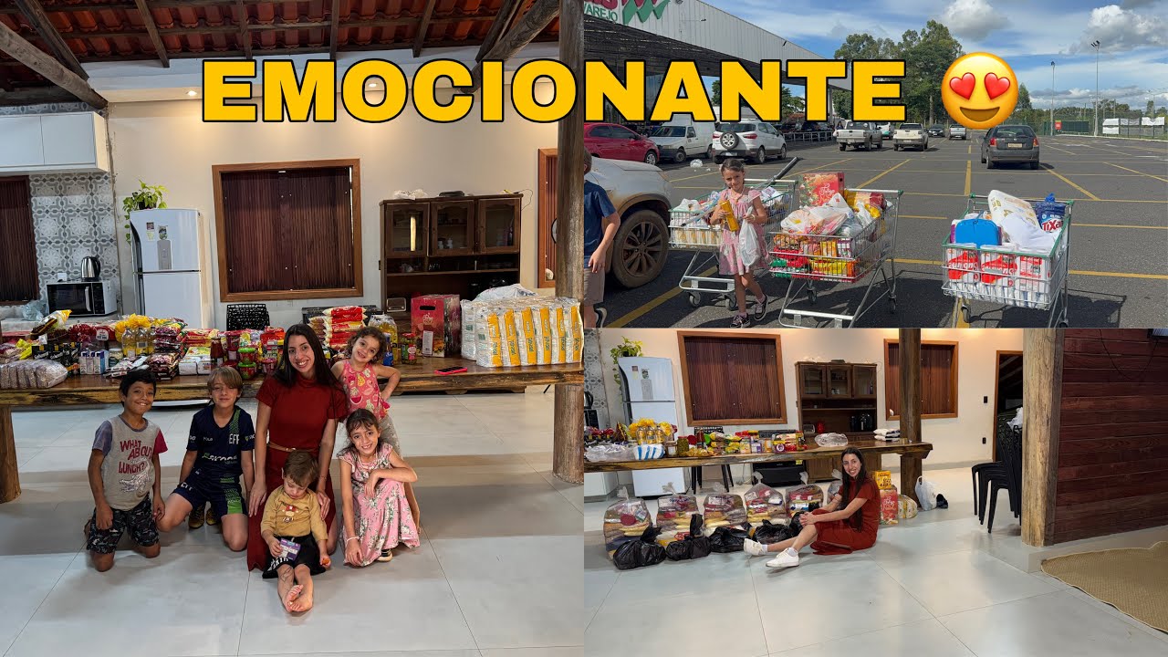 A COMPRA MAIS ESPECIAL DE TODAS! FIZEMOS 6 CESTA BÁSICAS PRA DOAÇÃO 