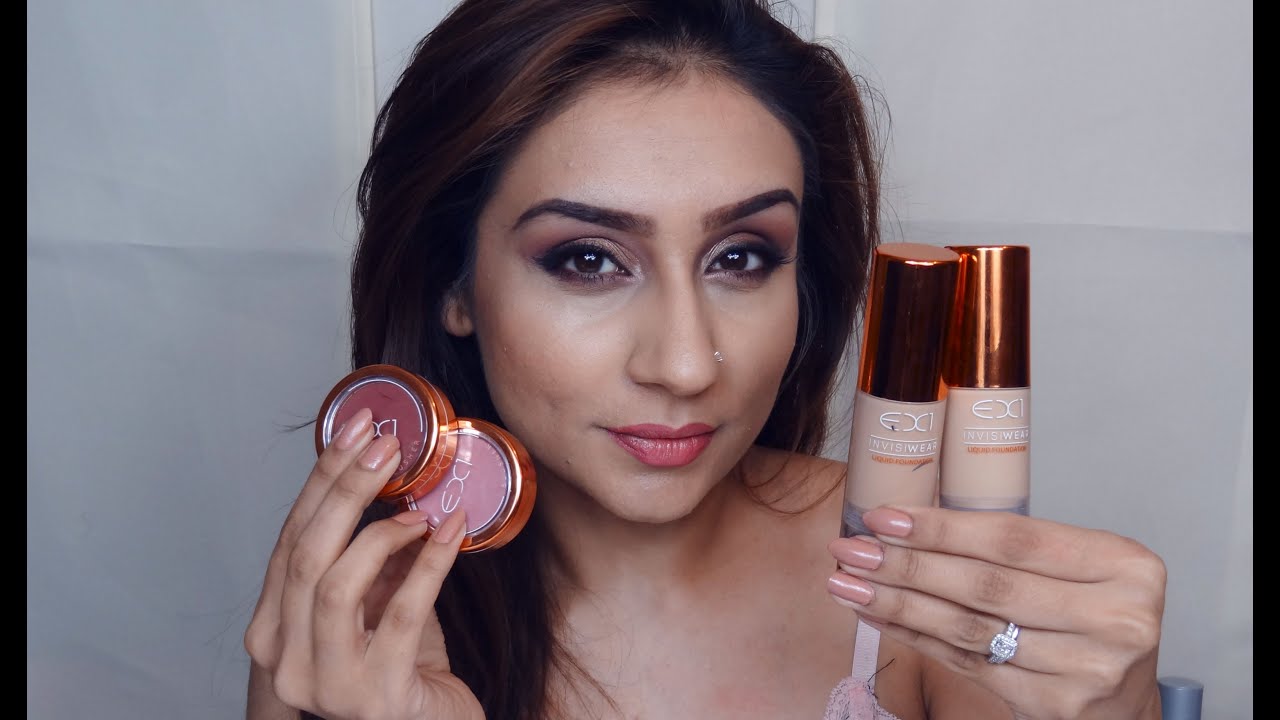 EX1:BEST foundation blusher concealer powder for indian pakistani olive skin || Raji Osahn