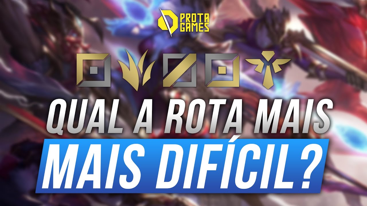 RANKING DE DIFICULDADE DAS LANES DO LEAGUE OF LEGENDS