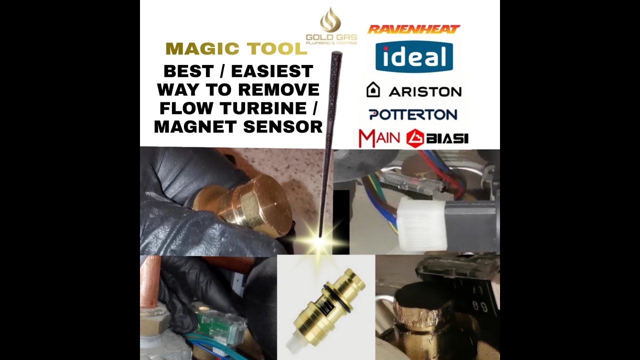 HOW TO CHANGE THE FLOW TURBINE / MAGNET FLOW SWITCH SENSOR - EASIEST & FASTEST WAY IDEAL LOGIC BAXI