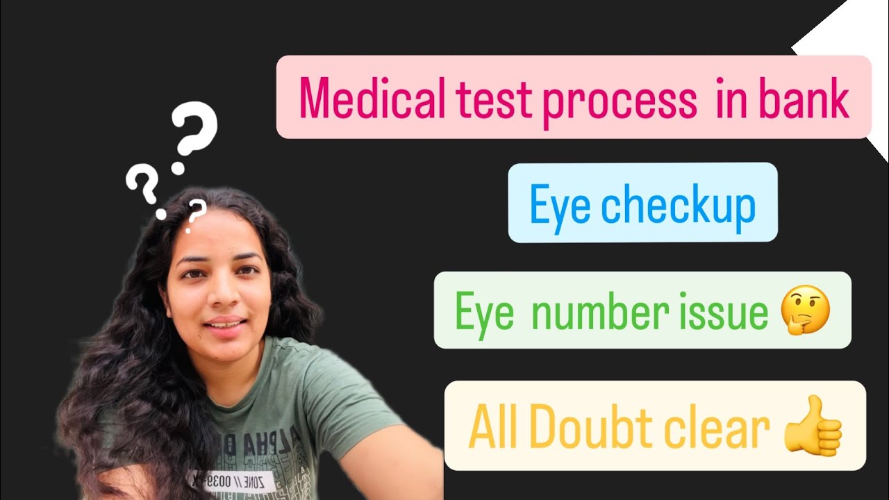 Medical test process in bank 🏦 || eye checkup complete details 👍
