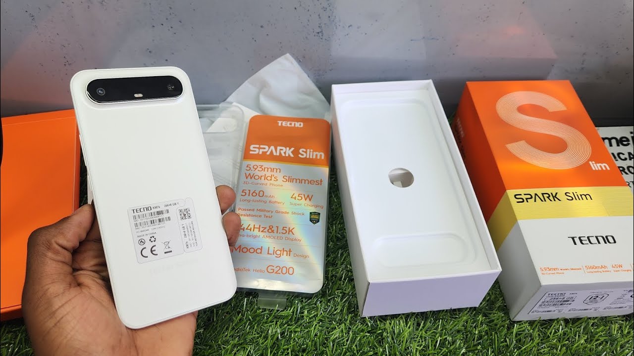 Распаковка и краткий обзор Tecno Spark Slim | Что входит в комплект Tecno Spark Slim