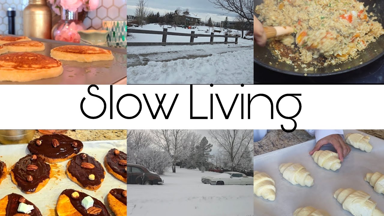 Coconut Pancakes, Nasi Goreng |Cozy Winter Cleaning| SLOW LIVING di pedesaan Canada