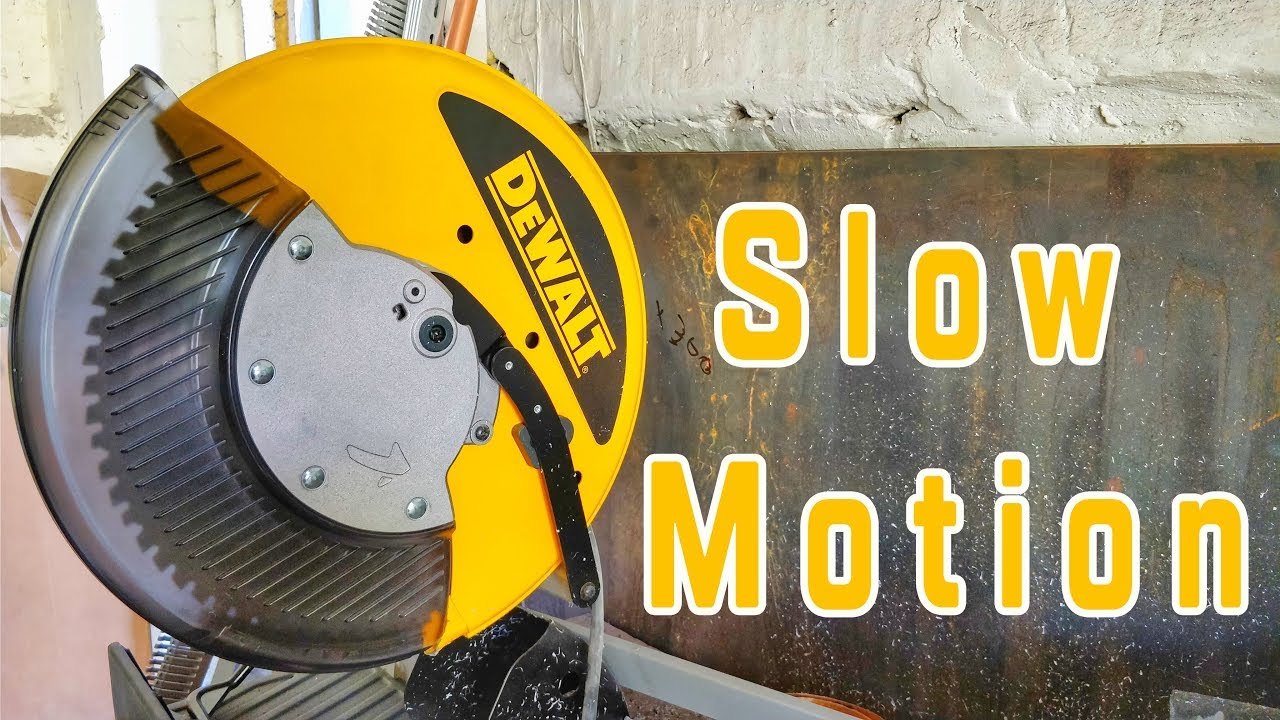Монтажная пила DeWalt DW872 | Видео в Slow Motion | Xiaomi Yi 4k