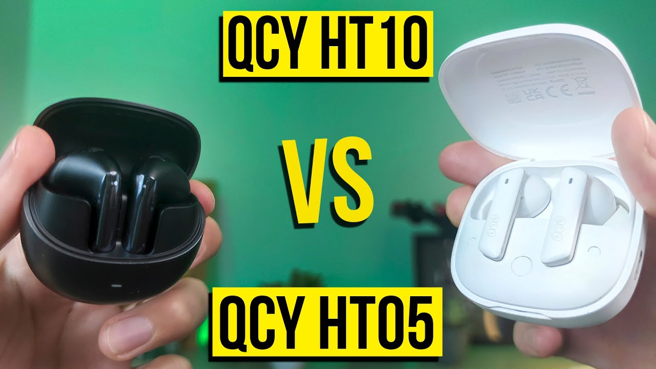 QCY HT10 vs QCY HT05 Comparativo! Qual fone tem MELHOR BATERIA e QUALIDADE DE SOM??