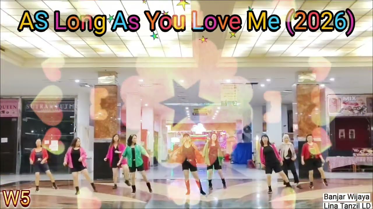 As Long As You Love Me (2026) Line Dance (Demo: Lina Tanzil & Friends Banjar Wijaya) - 130226