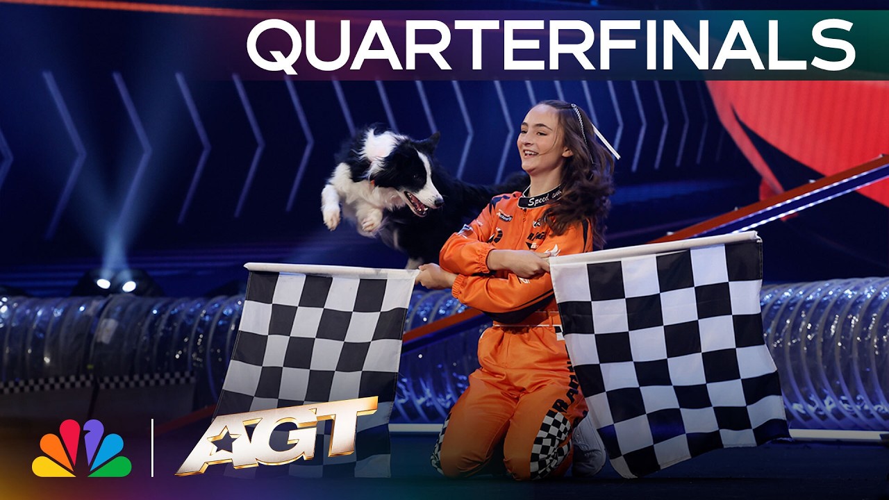 Olivia Befus And Her Dogs Light Up The Stage To &ldquo;Runaway Baby&rdquo; | Quarterfinals | AGT 2026
