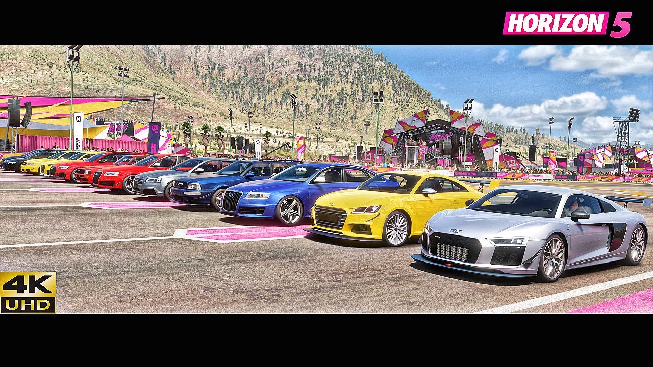Forza Horizon 5 - Top 20 Fastest Audi Cars Drag Race (All Tune)