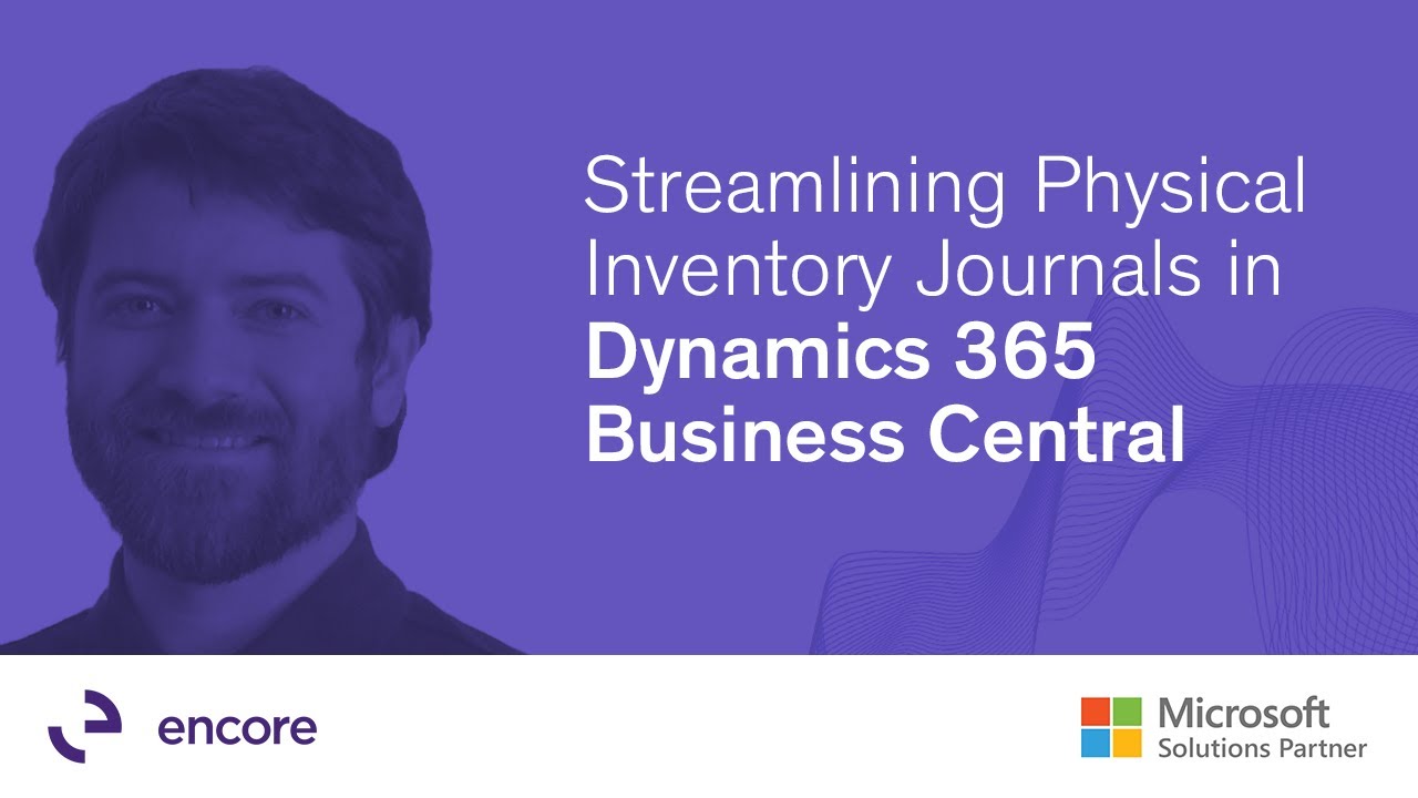 Оптимизация журналов инвентаризации в Dynamics 365 Business Central