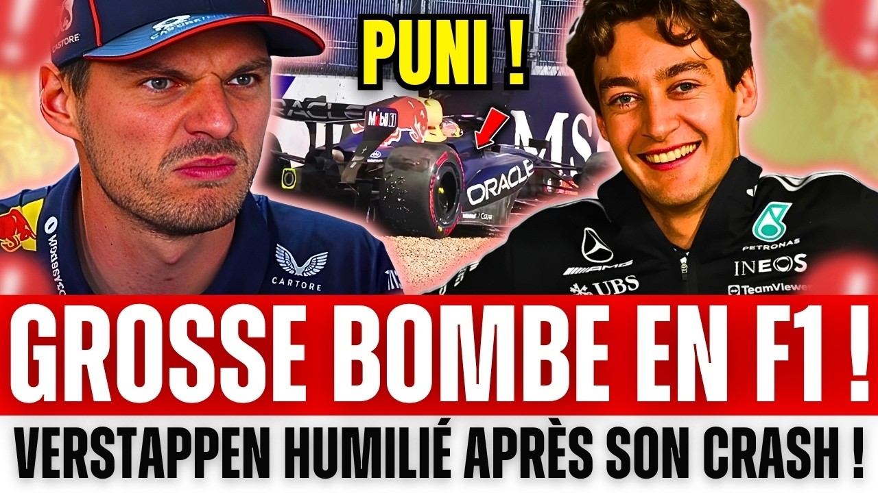 BOMBE : Max Verstappen HUMILI&Eacute; EN DIRECT par Russell | Hamilton D&Eacute;TRUIT chez Ferrari | Mercedes