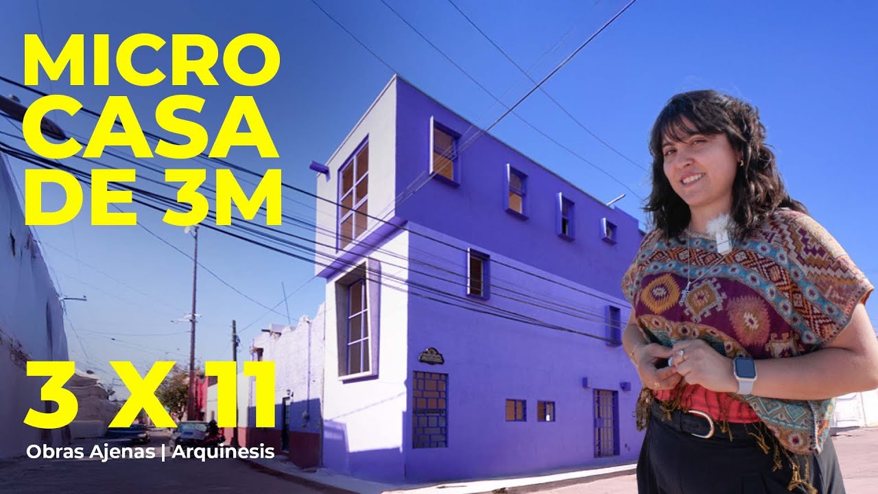 TINY HOUSE DE SOLO 3m DE FRENTE | Obras Ajenas | Arquinesis