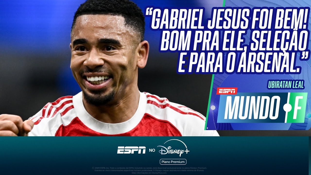 GABRIEL JESUS AMEAÇA A TITULARIDADE DE GYOKERES NO ARSENAL? PODE VOLTAR À SELEÇÃO? | MUNDO F