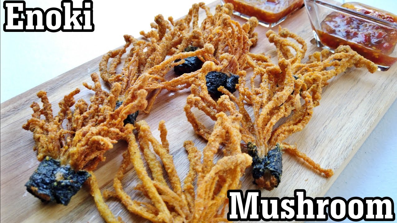 Crispy Fried Enoki Mushroom