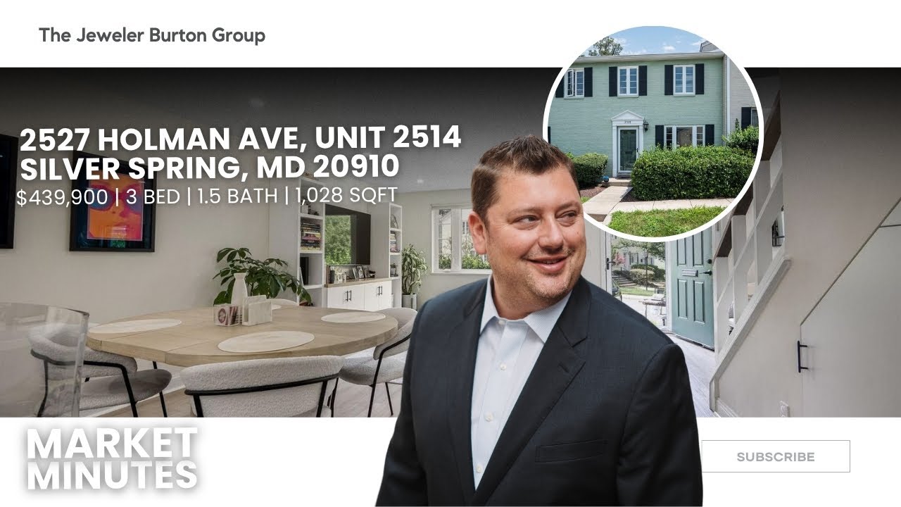Market Minutes: Renovated Forest Glen Townhome | Walk to Metro | $439K | Jeweler Burton Group