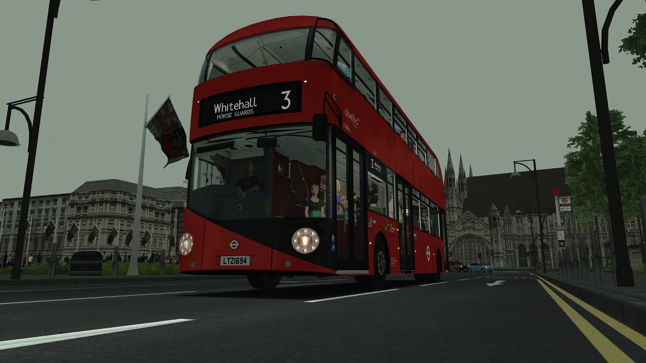 OMSI 2 | London - Route 3: Crystal Palace - Whitehall, Horse Guards | NRM Routemaster