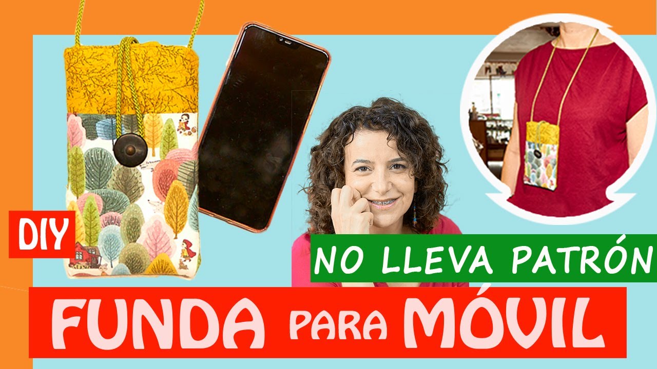 C&oacute;mo hacer 1 FUNDA para M&Oacute;VIL o CELULAR con BOLSILLO 📱  | Muy F&Aacute;CIL🌟