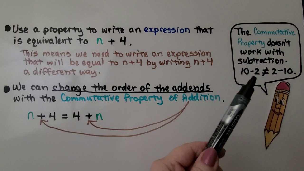 6th Grade Math 10.3c, Write Equivalent Expressions Using Properties