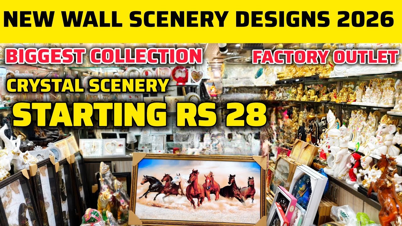 Pure India Ka Sabse Sasta Wall Decor Market Wall Scenery wall Painting Wholesale Market Delhi 